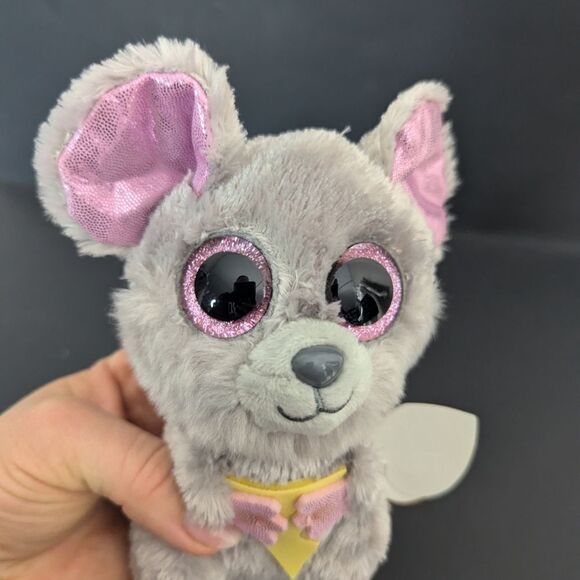TY beanie Babies Squeaker the mouse with tags 6" - Picture 8 of 9